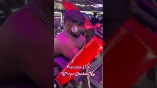 Preacher Curl (Bicep workout) @A.R_Fitnesss