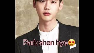 “Lee jong sok ️ park shen hye”