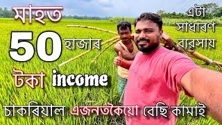 বছৰি 6 লাখ টকা income এটা সাধাৰন ব্যাৱসায়েৰে Assamese vlog || Mridu Pawan vlogs || Pawan Medhi