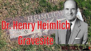 Famous Graves - Visiting the Famous Gravesite of Dr. Henry Heimlich in Cincinnati Ohio