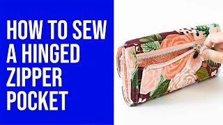 How to Sew a Hinged Zipper Pocket