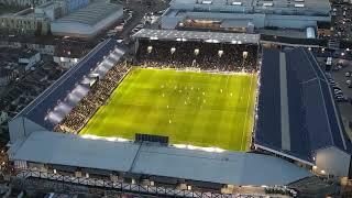 Fratton park from the sky