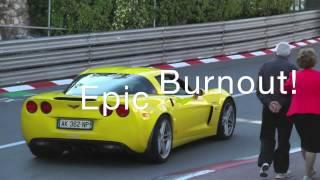 Corvette Z06 Burnout in Monaco!