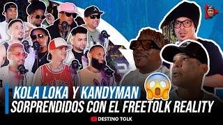 Batallas De Gallos (Freestyle Rap) Kandymam y Kola Loka quedan locos con los participantes, FREETOLK