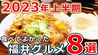 【福井県グルメ】2023年上半期 行ってよかった福井のおすすめグルメ店8選【ランチ_ディナー】