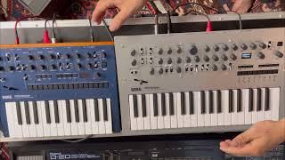 Monologue vs Minilogue - a tale of two korgs.  Key differences and how they play together, kinda