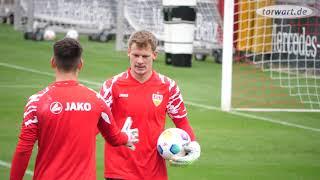 ALEX NÜBEL BEIM ERSTEN TRAINING MIT DEM VFB - Torwarttraining mit Steffen Krebs, Schock und Seimen