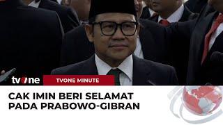 Prabowo-Gibran Resmi Dilantik, Cak Imin: Selamat Berjuang | tvOne Minute