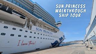 Sun Princess 2024: HONEST Walkthrough Ship Tour [NEW Cruise Ship]