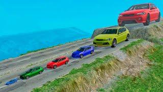 CARROS GRANDES e PEQUENOS quem vai mais longe? | BeamNG.Drive