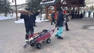 Day four camping/skiing Summit County Colorado￼