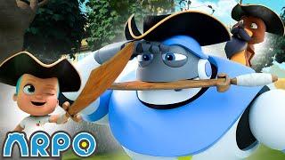 Arrrrrrrrpo the Pirate! | ARPO | Educational Kids Videos | Moonbug Kids