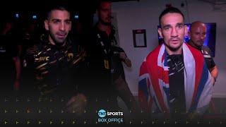 Ilia Topuria & Max Holloway walkout ahead of their Featherweight title bout #UFC308 