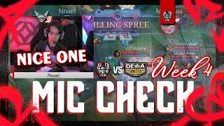 MIC CHECK ALTER EGO VS DEWA UNITED | WEEK 4 MPL ID SEASON 14