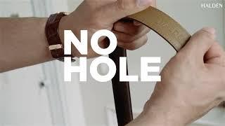 Micro adjustable No Hole belts for men by Haldèn.