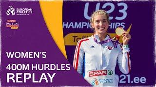 Women's 400m Hurdles Final Replay - European U23 Championships Tallinn 2021