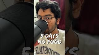 What Happened When I Didn’t Eat for 5 days?!! ‍️