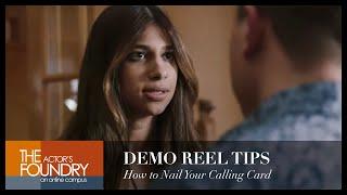 DEMO REEL TIPS FOR ACTORS