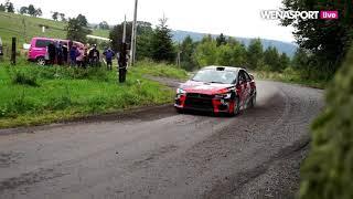 Tyc/Koczewski Lancer Evo X - 1 Rajd Harenda - o włos od dzwona!