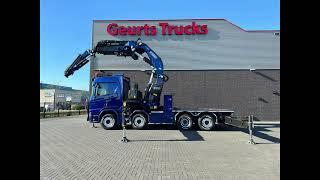 Scania R650 V8 NGS 8X2 + Fassi F1650RA.2.28 XHE-Dynamic crane + JIB L816