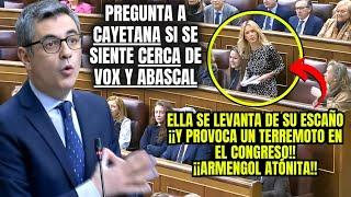 BOLAÑOS pregunta a CAYETANA si se siente CERCA de VOX¡Y LA RESPUESTA DEJA ATÓNITO AL CONGRESO!