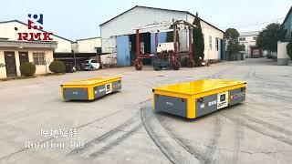 5 ton heavy duty Automatic trackless transfer cart with lifting table