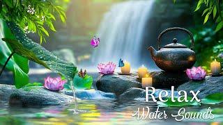 Relaxing Meditation Music  Bamboo, Calming Music, Water Sounds, Nature Piano Music, Spa