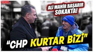 Ali Mahir Başarır Sokakta Yurttaşın İsyanına Ortak Oldu! "Kurtarın Bizi Artık!"