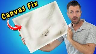 3 Simple Ways To Tighten & Fix Any Canvas!