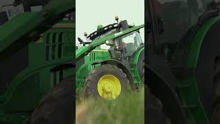 John Deere 6R Düngerstreuen #4k #agrar #agrartechnik #cinematic #landwirtschaft #johndeere