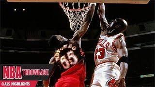 Michael Jordan REVENGE on Dikembe Mutombo 1997 ECSF Game 5 vs hawks - 24 Pts, 1 Revenge Facial!