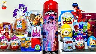 CARTOON MIX SURPRISES Lady BUG PAWPATROL Masha and the Bear ICE AGE My Little Pony Surprise unboxing