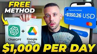 Earn $1,000/Day with ChatGPT & Google Drive for FREE (No Skills Required)