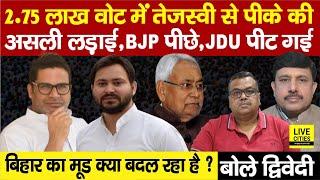 Bihar Opinion Poll: Tejashwi Yadav और Prashant Kishor में असली लड़ाई, BJP- JDU तो ? Ajit Dwivedi Show