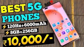 Top 5 Best 5G Smartphone Under 10000 in 2024 | 108MP + Amoled Display | Phones under 10k