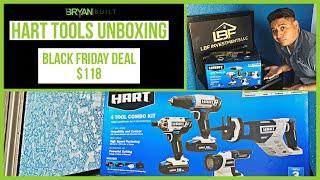 Hart Tools Black Friday Deal Unboxing | Walmart Tools Review | Bryan Built