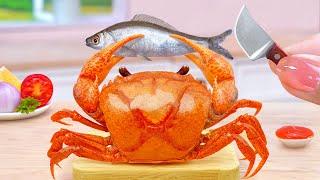 Catch And Cook Crab | Want A Miniature Spicy Gochujang Crab Korean Style  Tina Mini Cooking