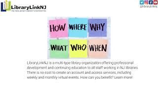 LibraryLinkNJ Overview