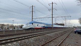 NJ Transit & Amtrak Northeast Corridor Morning Rush Action @ Linden (2/26/24)