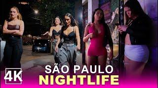 AUGUSTA STREET:  São Paulo Nightlife BRAZIL 4K