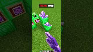 MINECRAFT : SPAWN TITAN MOB IN MINECRAFT WAIT FOR IT.. #minecraft #shorts