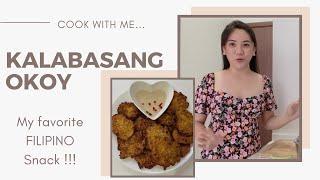 FILIPINO  Foodie: My Kalabasang Okoy (No Shrimps) Recipe!