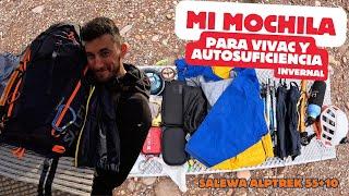 MOCHILA PARA VIVAC Y AUTOSUFICIENCIA - SALEWA ALPTREK 55+10