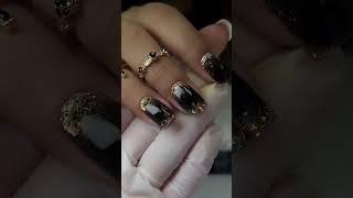 Black Nails 2024: Sleek and Stylish Looks    #nailart