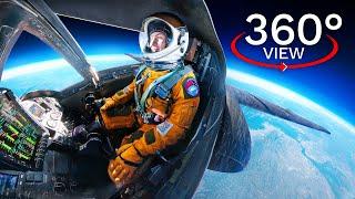 Experience the U-2 Spy Plane to 70,000 Feet | 360° Cockpit View
