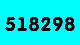 Colorful Numbers 1 to 700000