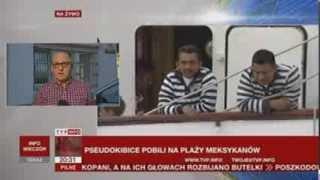 Marynarze z Meksyku pobici na plaży w Gdyni (TVP Info, 18.08.2013)