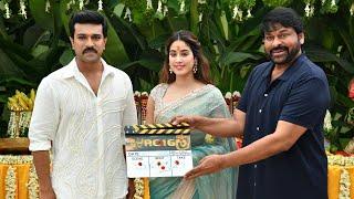 #RC16 Pooja Ceremony | Ram Charan | Janhvi Kapoor | Buchi Babu Sana | Megastar Chiranjeevi