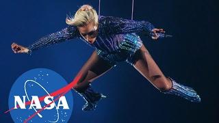 LADY GAGA WITH NASA (Lady Gaga Super Bowl Halftime Show 2017)