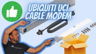 Ubiquiti Cable Modem Gateway UniFi Network Unbox, First Look, & Hardware Install